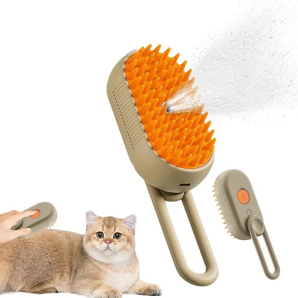 🎄Christmas Flash Sale-50% OFF-Pet Steam Grooming Brush