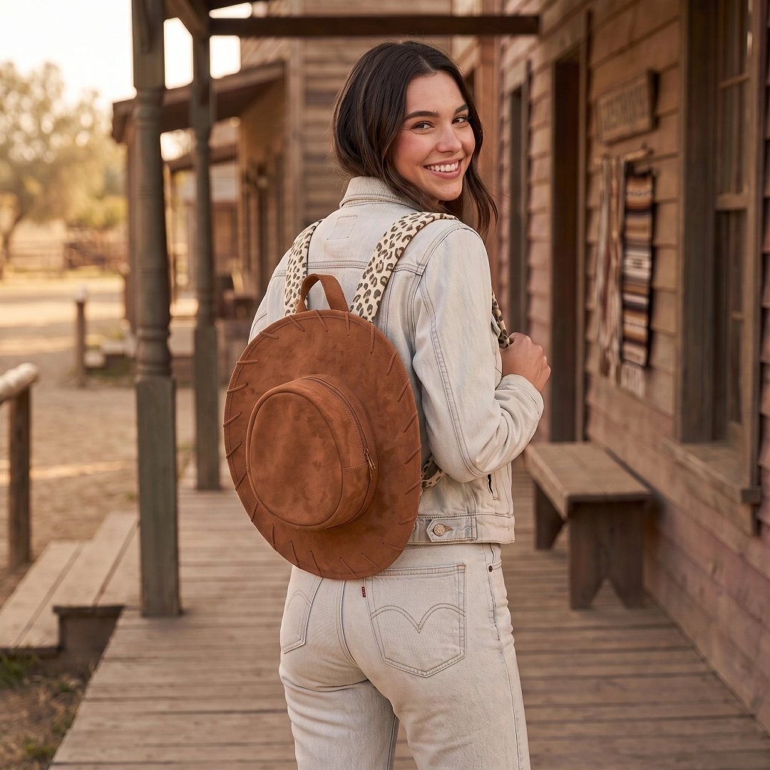 🔥Last Day 49% OFF - 🤠🐎Cowgirl Hat Backpack