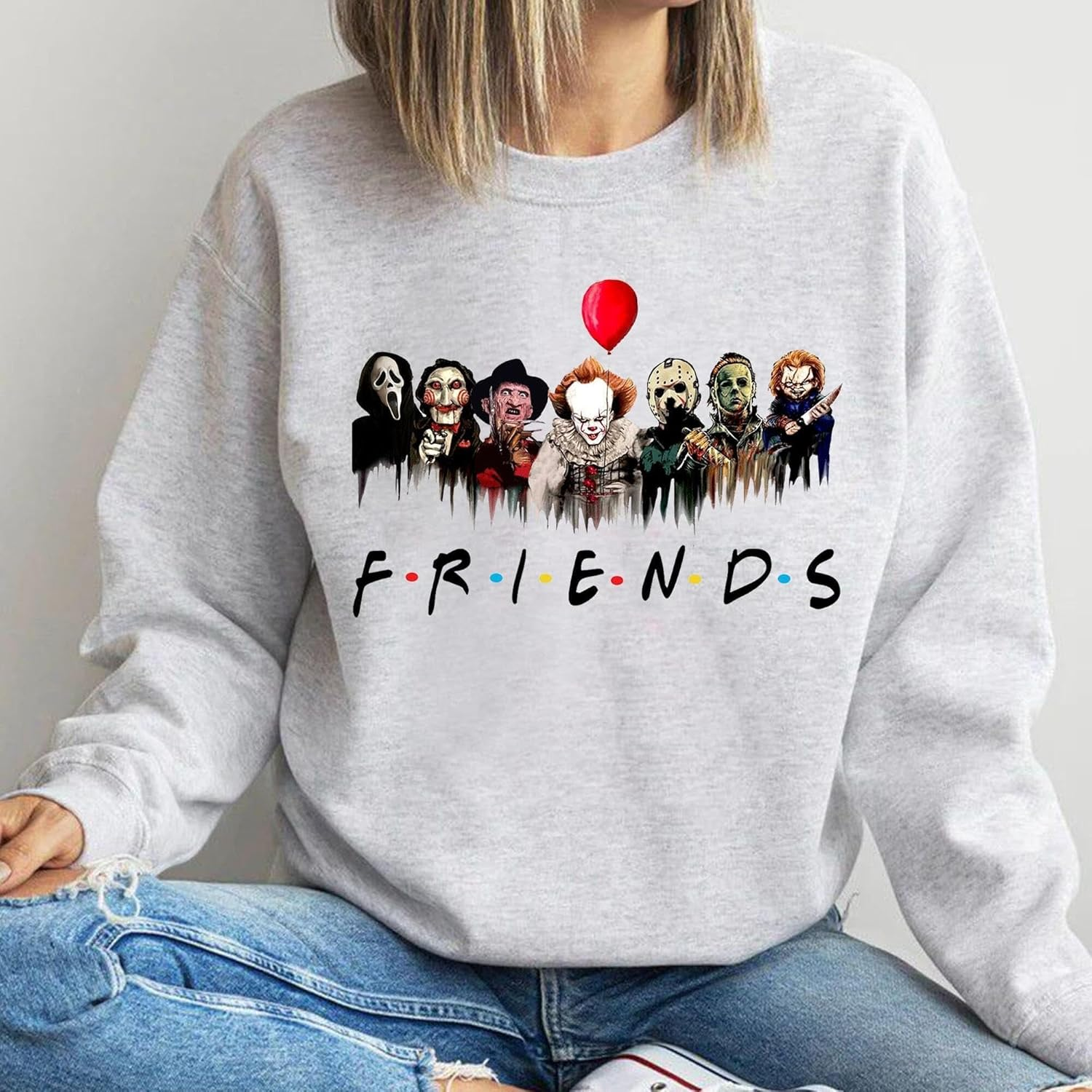 🔥Last Day 70% OFF-Unisex Horror Characters Halloween Hoodie-Buy 2 Free Shipping