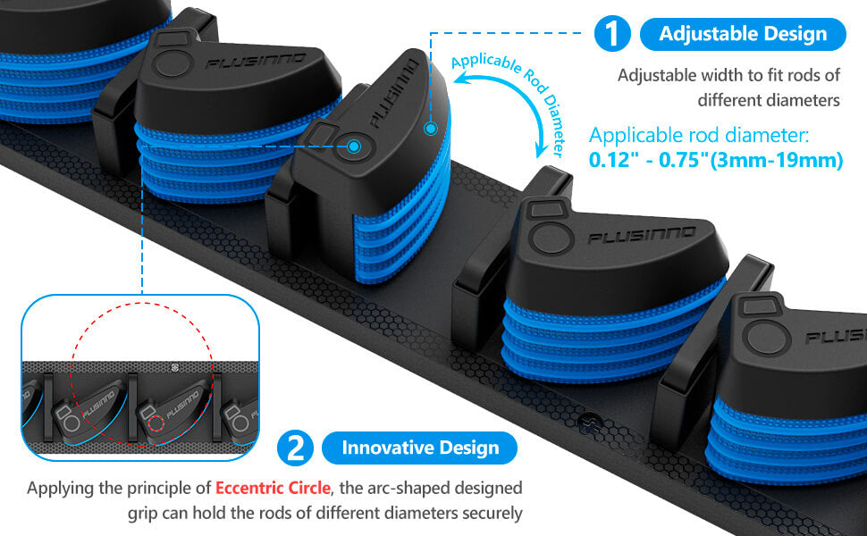 Plusinno Fishing Rods Holder