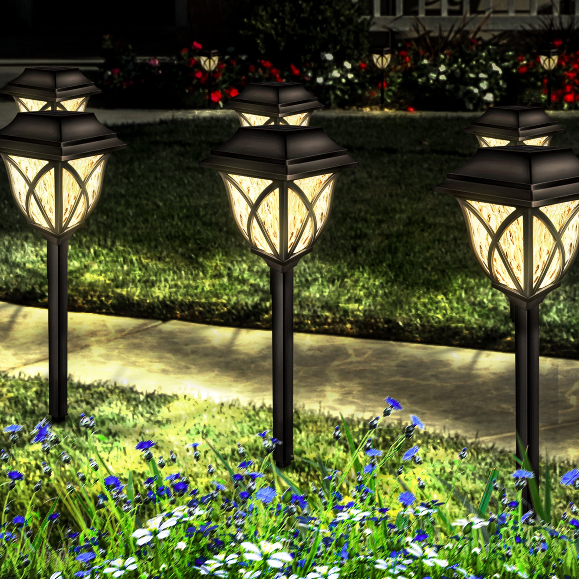🔥Last Day Clearance Sale - 50% OFF🎄Solar Pathway Garden Lights