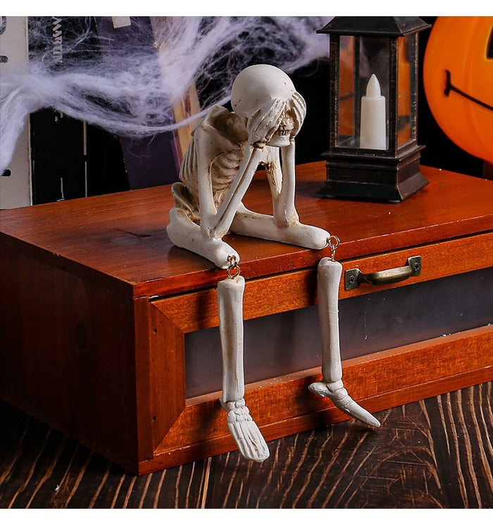 🎃💀Halloween Fireplace Simulation Skull