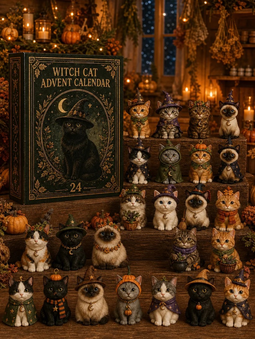 🎄Advent Calendar 2026 Cat Advent Calendar - Giftfor Adults Friends CatOwners and Lovers Christmas Holiday Countdown Gift