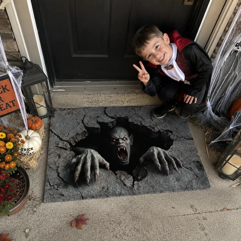 🎃Howl Of The Damned Doormat 💫