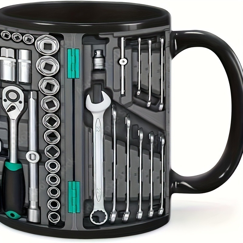 ✨2D Printing Process Mechanic Toolbox Mug