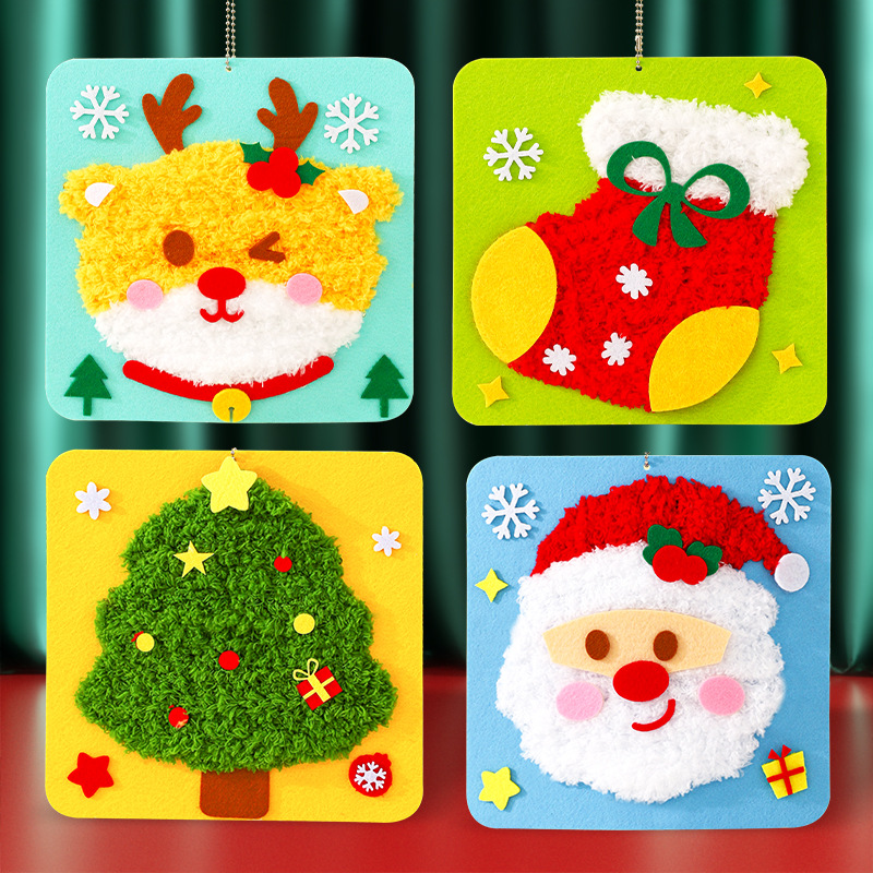🎄Christmas Flash Sale-50% OFF-Christmas Wool Craft Kit for Kids 