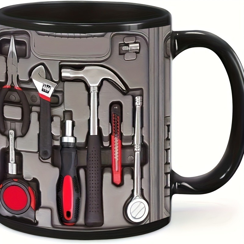 ✨2D Printing Process Mechanic Toolbox Mug