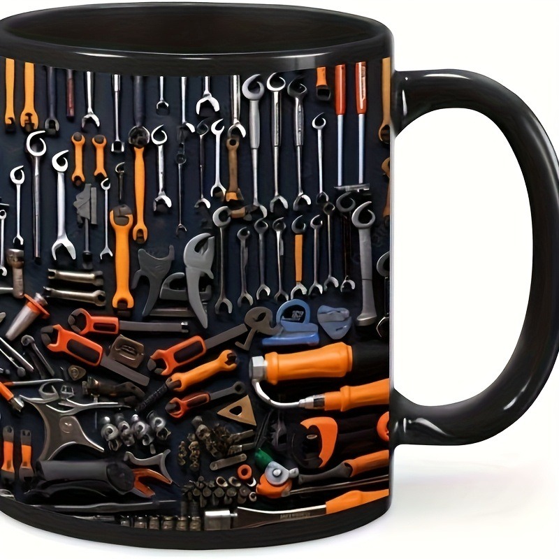 ✨2D Printing Process Mechanic Toolbox Mug
