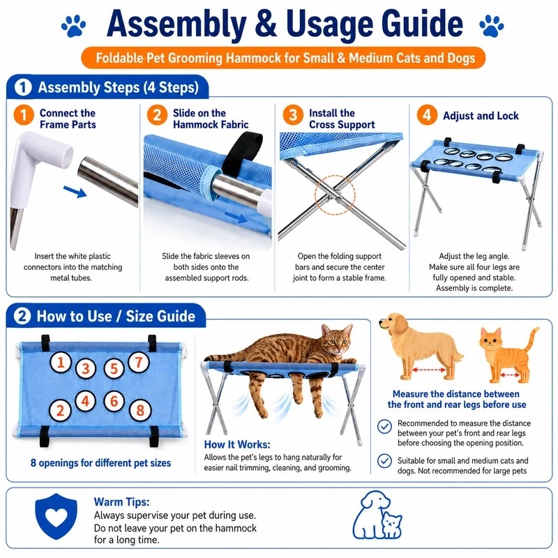 🐶GroomingCare Station – Keep Your Pet Secure While Grooming​ ✂️