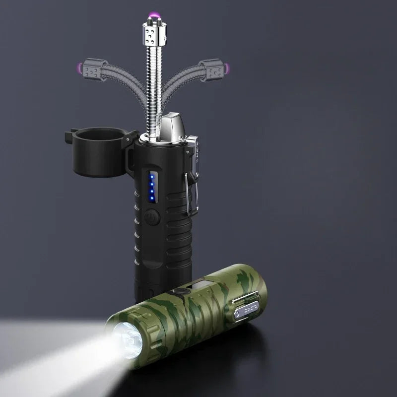 🔥Last Day 50% OFF🎄Windproof Heavy Duty Self-defense Flashlight Lighter-Buy 2 Free shipping