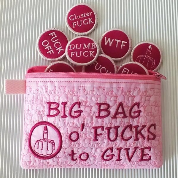 🔥Big Bag of F*cks to Give Zipper Pouch