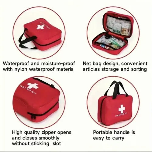 Portable first aid kit for everyday emergency preparedness