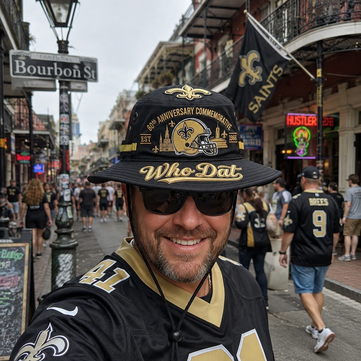 ⚜️Who Dat 60th Anniversary commemorative Boonie Hat🏈