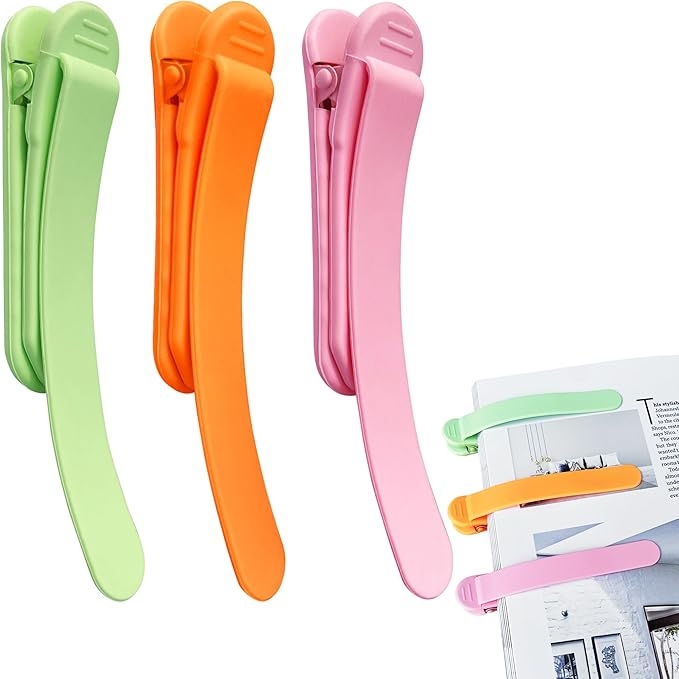 ✨Automatic Silicone Smart Bookmark –🌱 Innovative Book Clip 