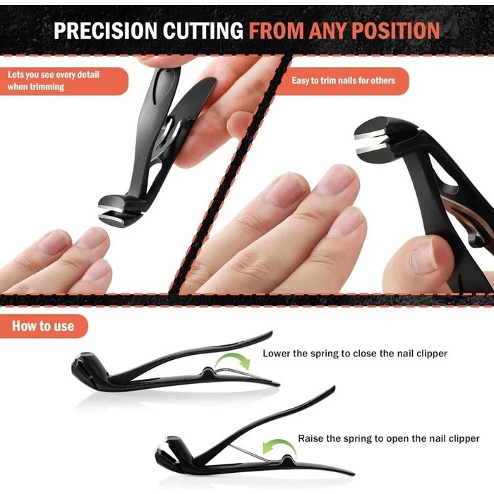 🔥New Ergonomic, Splash-Proof Nail Clippers🫶