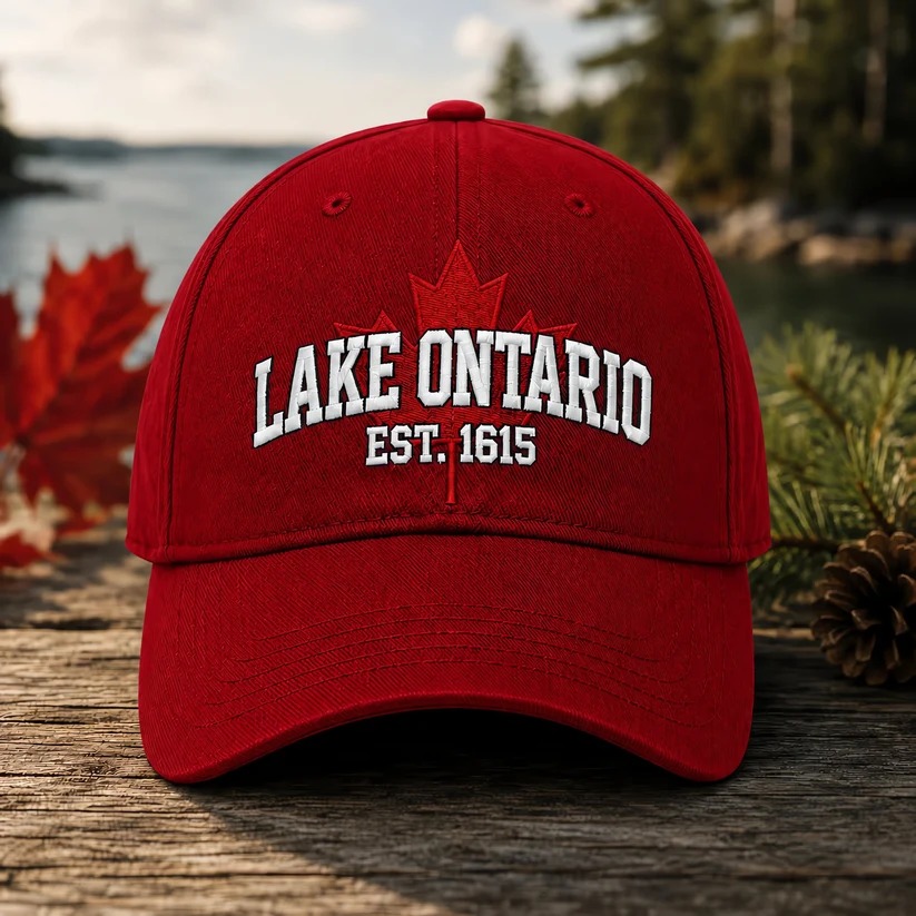 🍁Lake Ontario Forever – Heritage Embroidered Cap