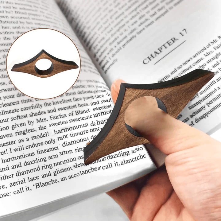 Solid Wood Press Book Reader Tool 7$ TODAY ONLY