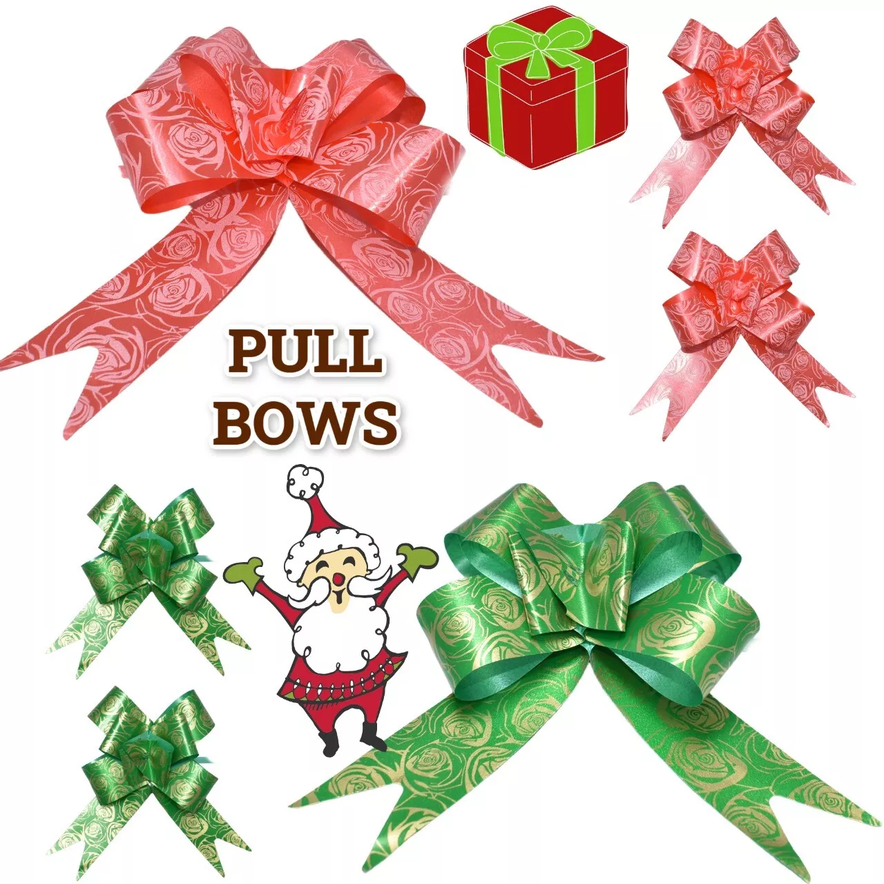 🔥Last Day 50% OFF🎄Pull Bow Gift Wrapping Bows-Buy 5 Free 5 Today