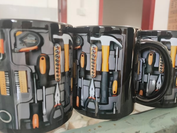 ✨2D Printing Process Mechanic Toolbox Mug