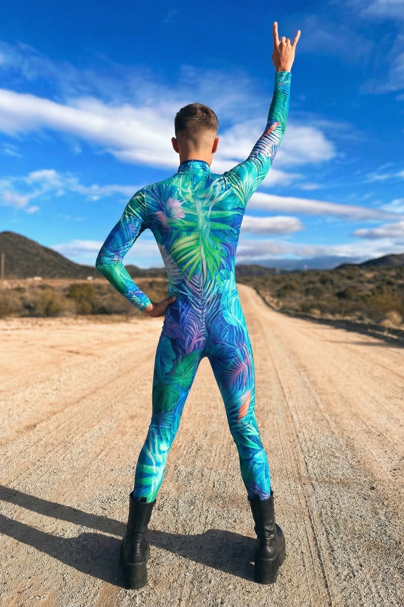 Tropical Rave Catsuit AS003