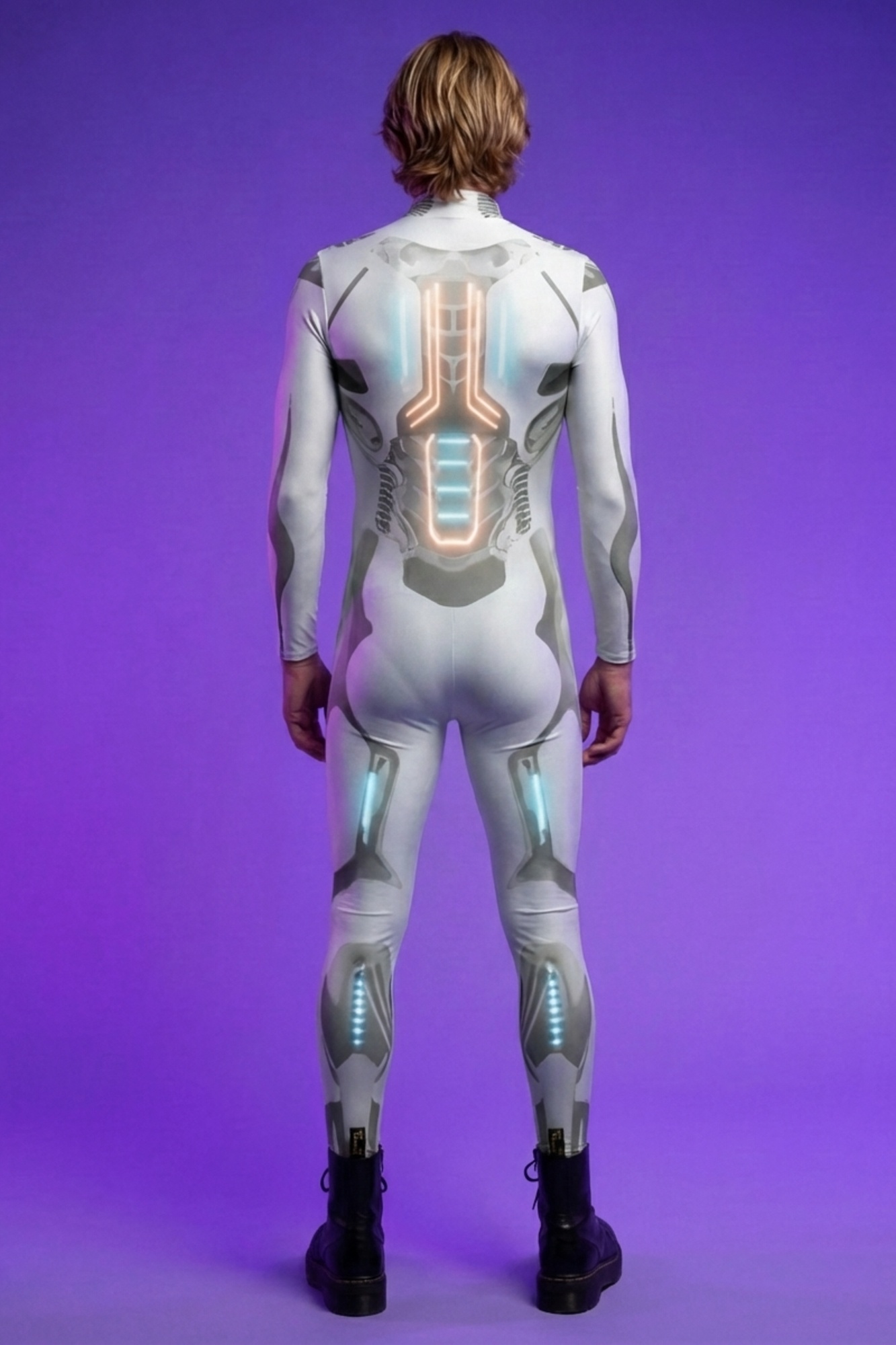 Cybernetic Neon Skeleton Bodysuit AS021