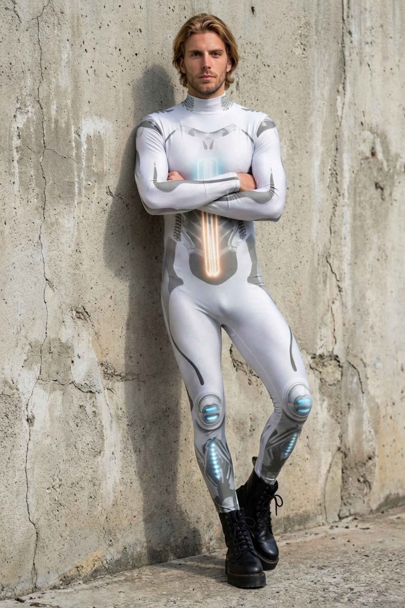 Cybernetic Neon Skeleton Bodysuit AS021