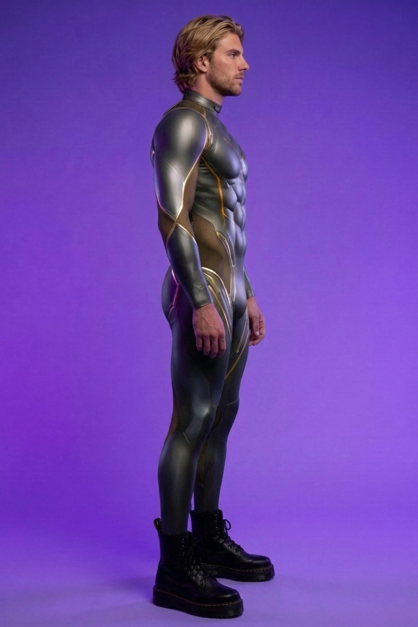 Cyborg Futuristic Full Bodysuit AS065