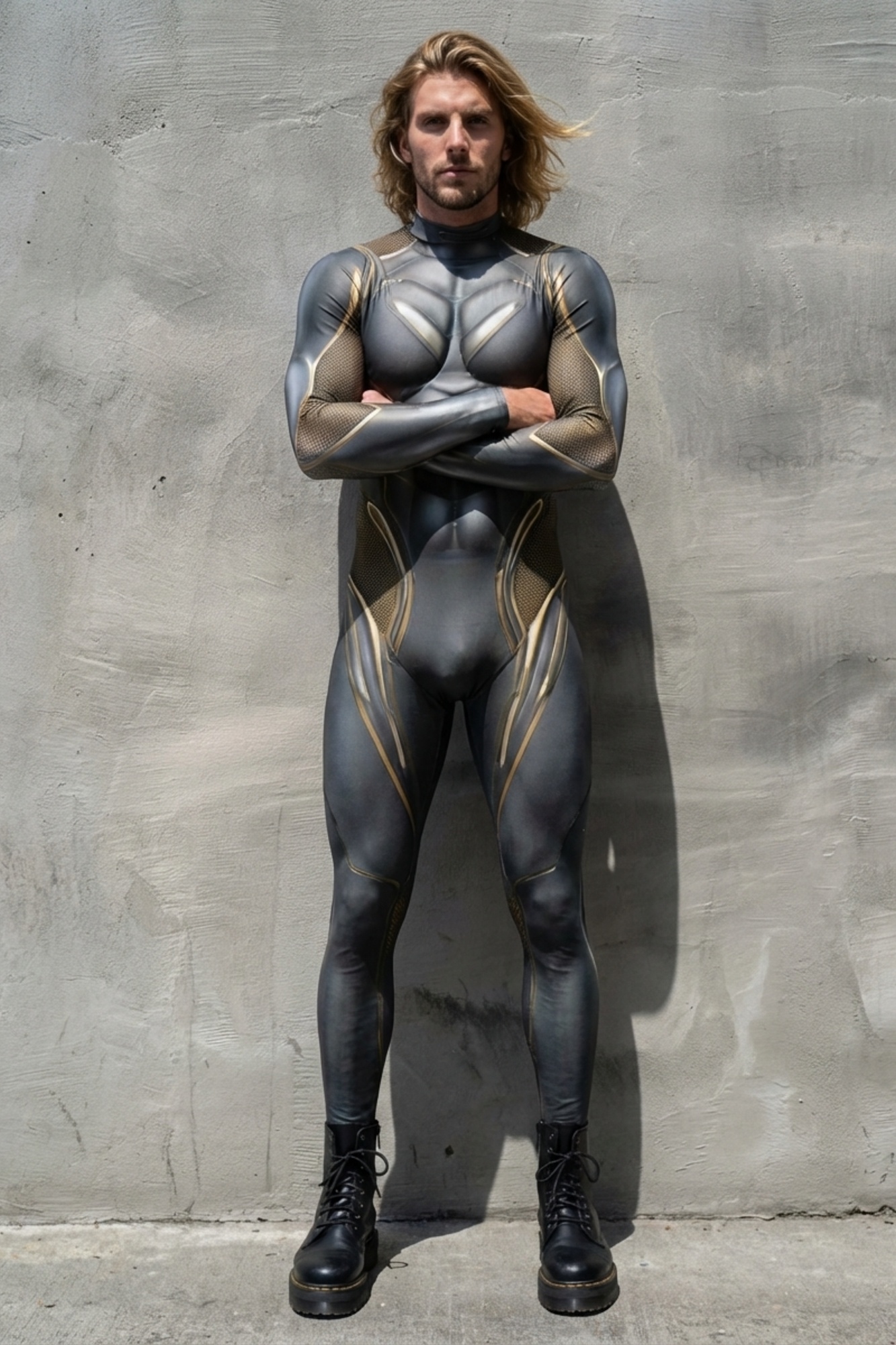 Cyborg Futuristic Full Bodysuit AS065