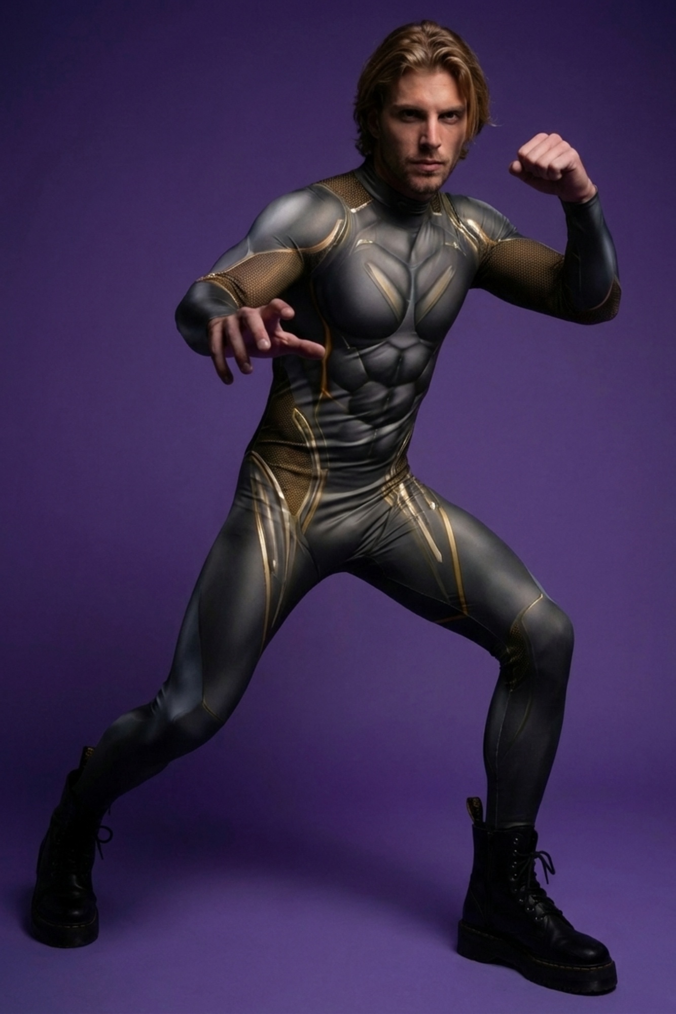 Cyborg Futuristic Full Bodysuit AS065