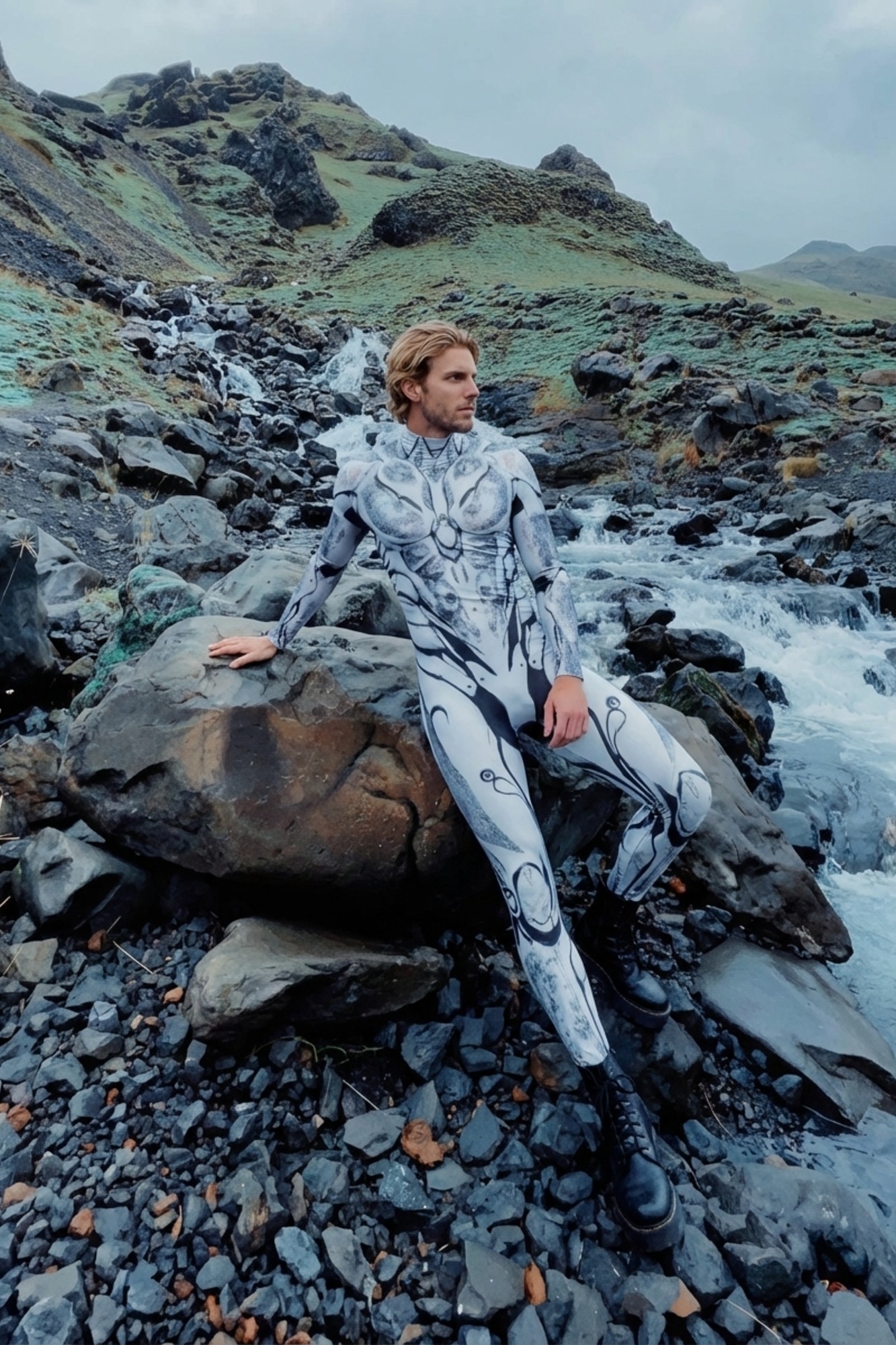 Cyborg Biomechanical Bodysuit AS068