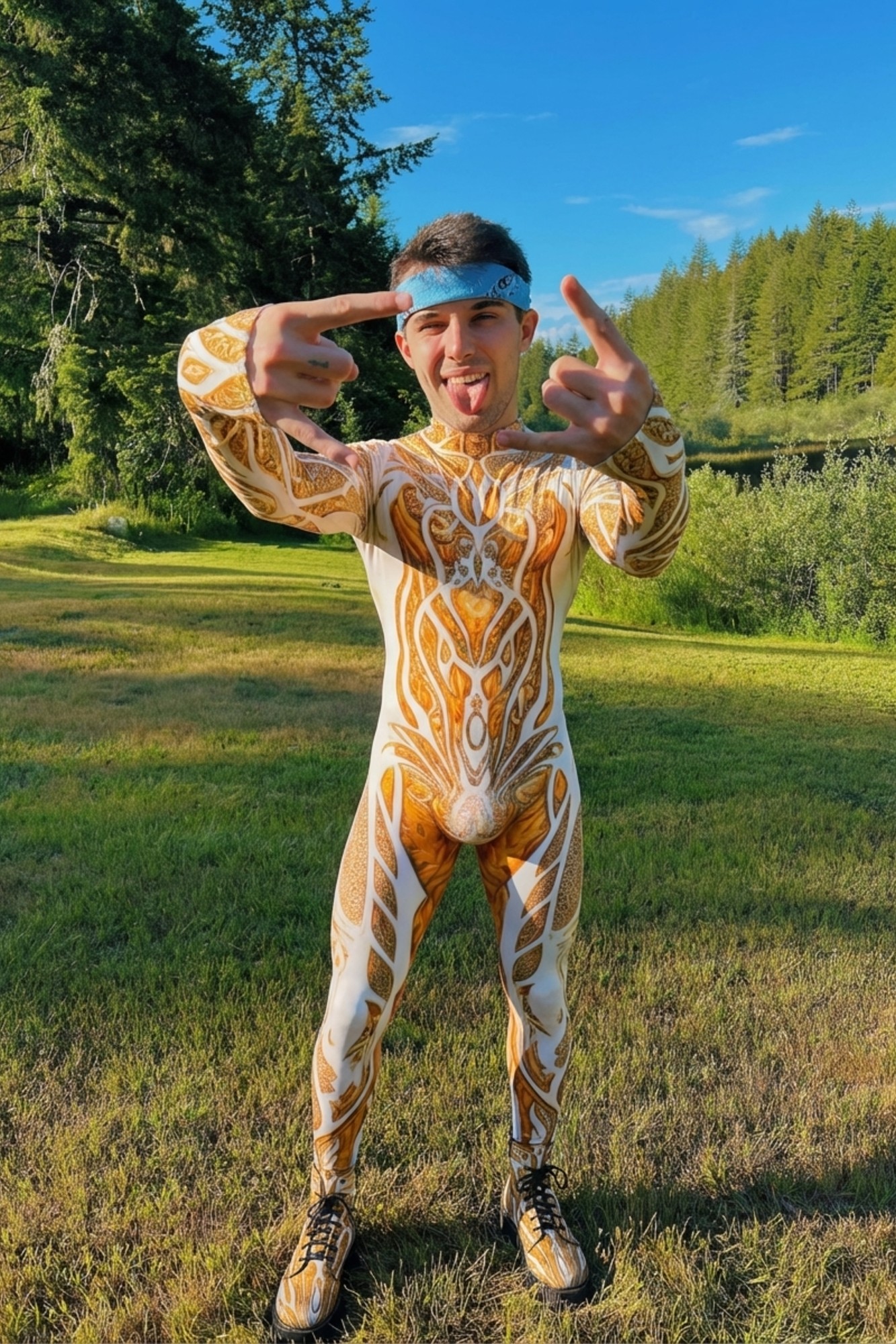 Oracle Gold Anatomical Bodysuit AS074