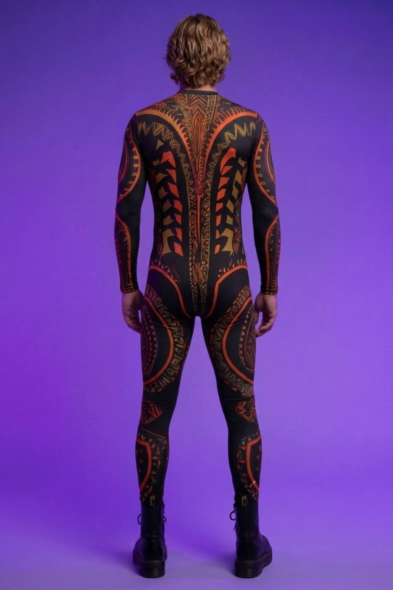 Festival Tribal Pattern Bodysuit AS118