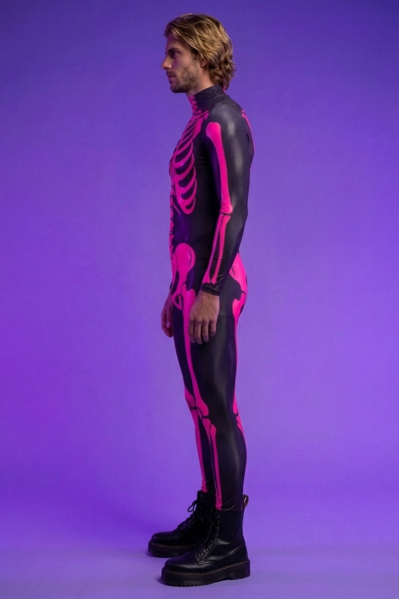 Rave Skeleton Bodysuit V0020