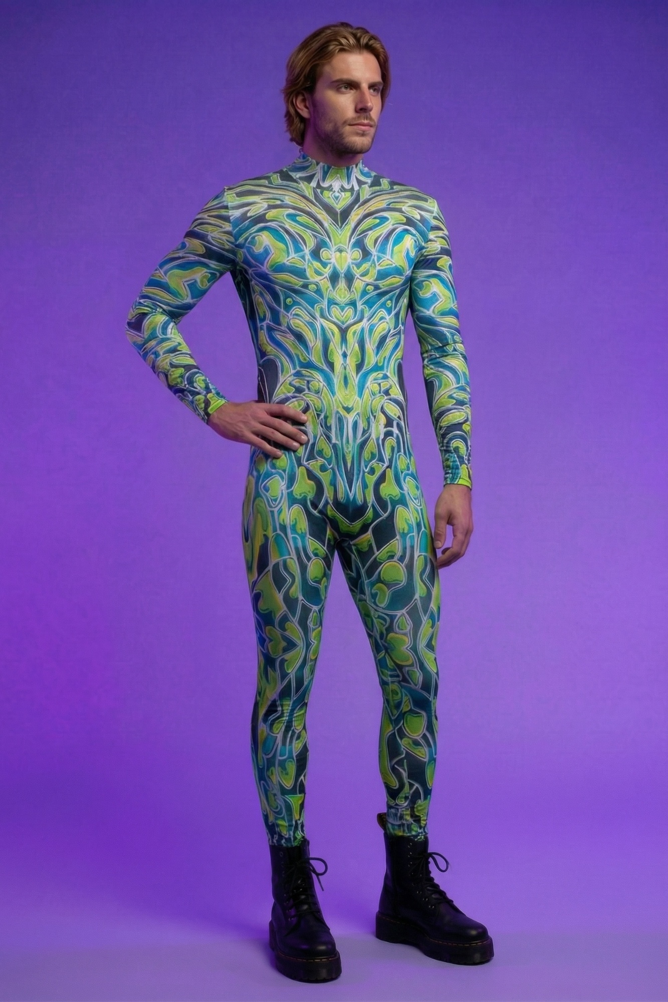 Techno Voyager Full Body Bodysuit VS004