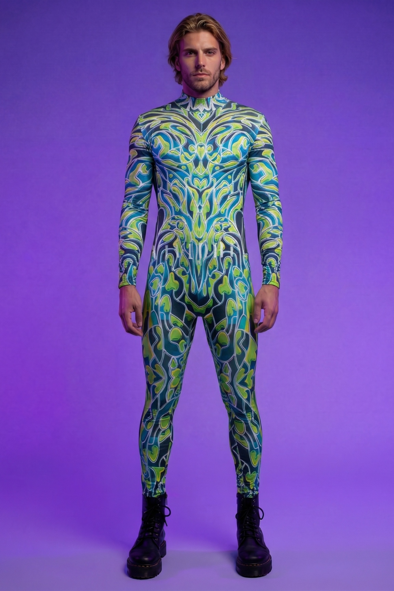 Techno Voyager Full Body Bodysuit VS004
