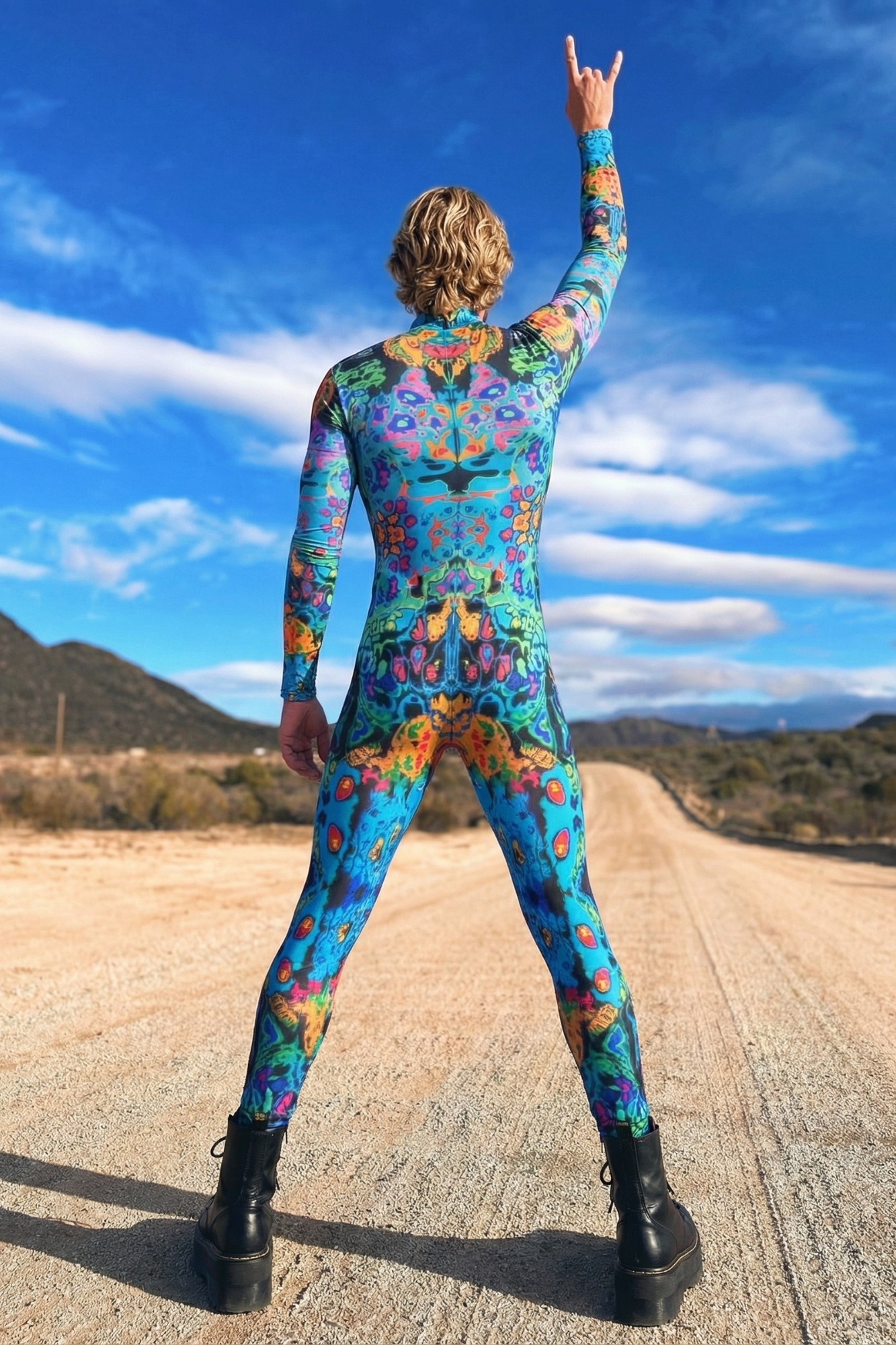 Cosmic Voyager Psychedelic Bodysuit VS009