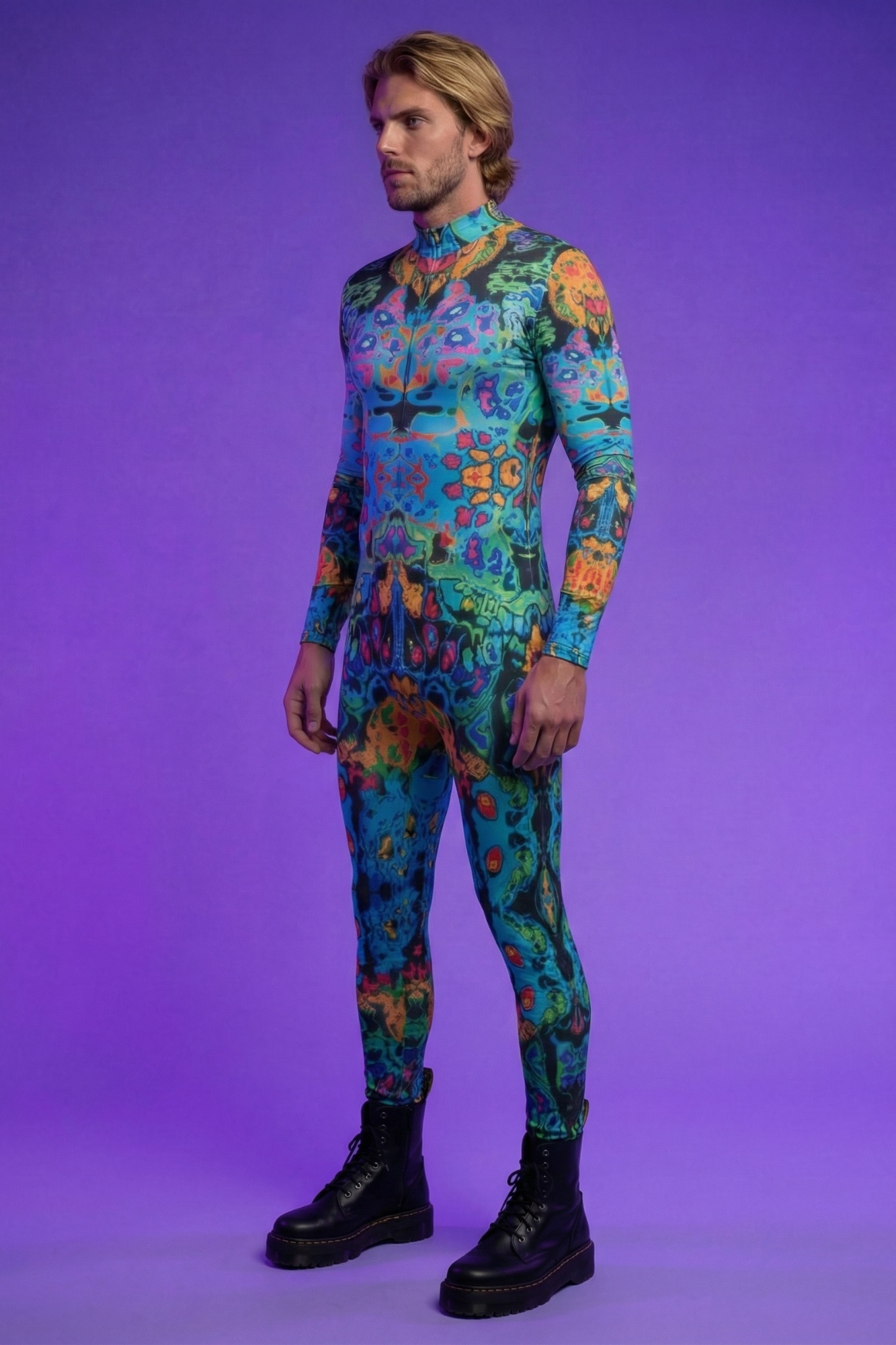 Cosmic Voyager Psychedelic Bodysuit VS009