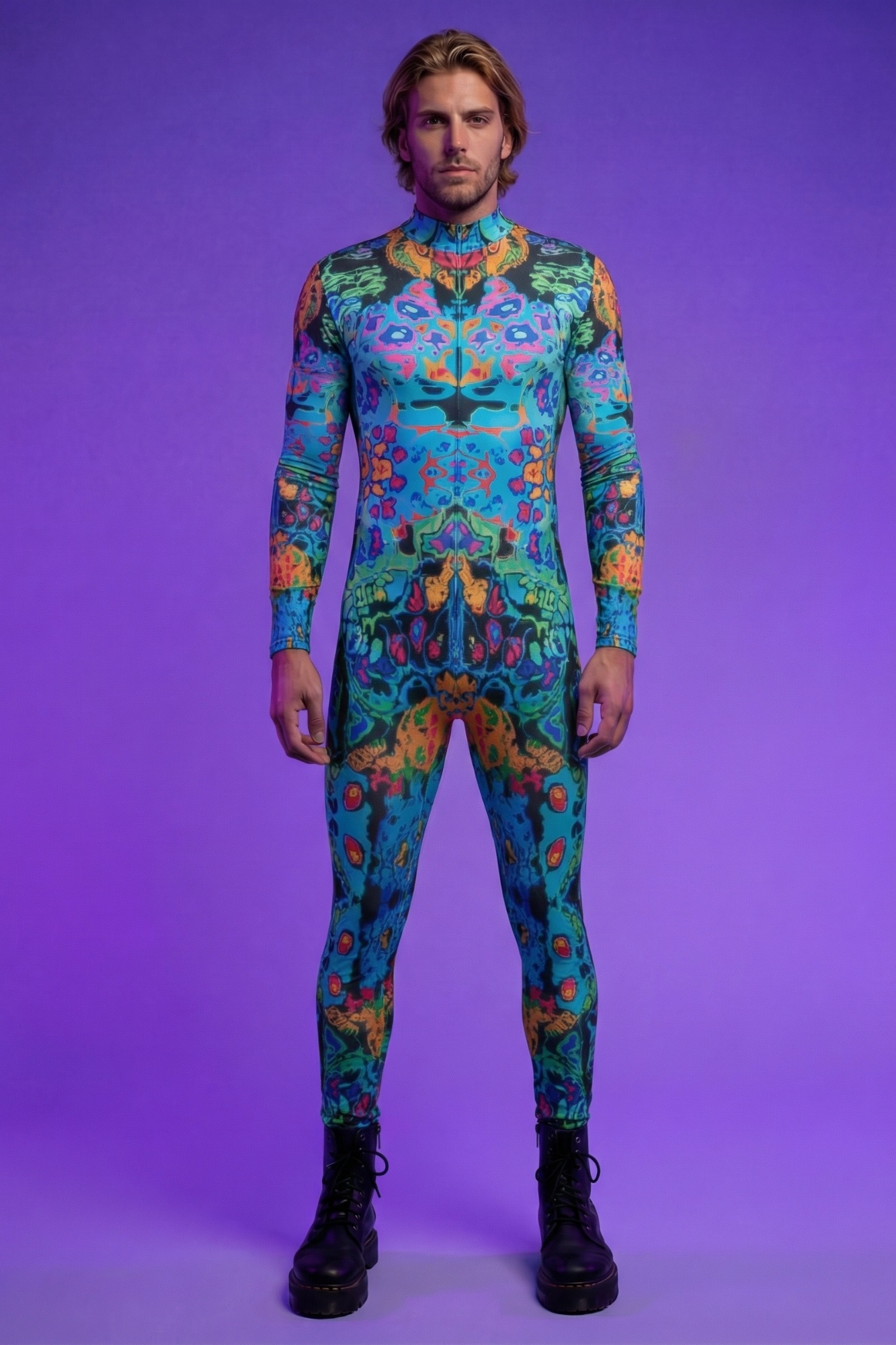 Cosmic Voyager Psychedelic Bodysuit VS009