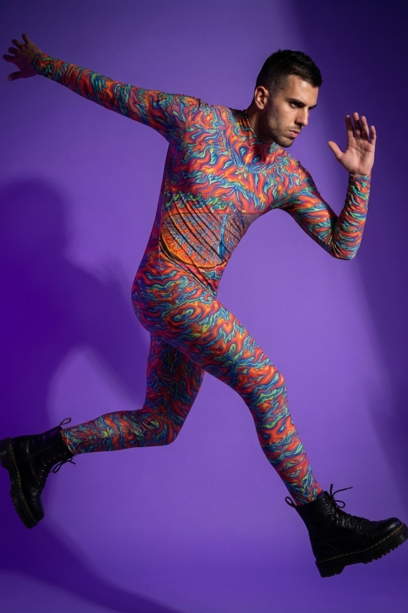 Euphoric Voyager Psychedelic Bodysuit VS012