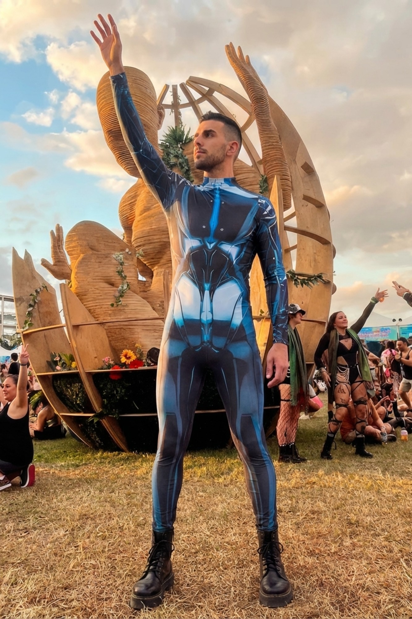 Cybernetic Operative Sci-Fi Bodysuit VS030