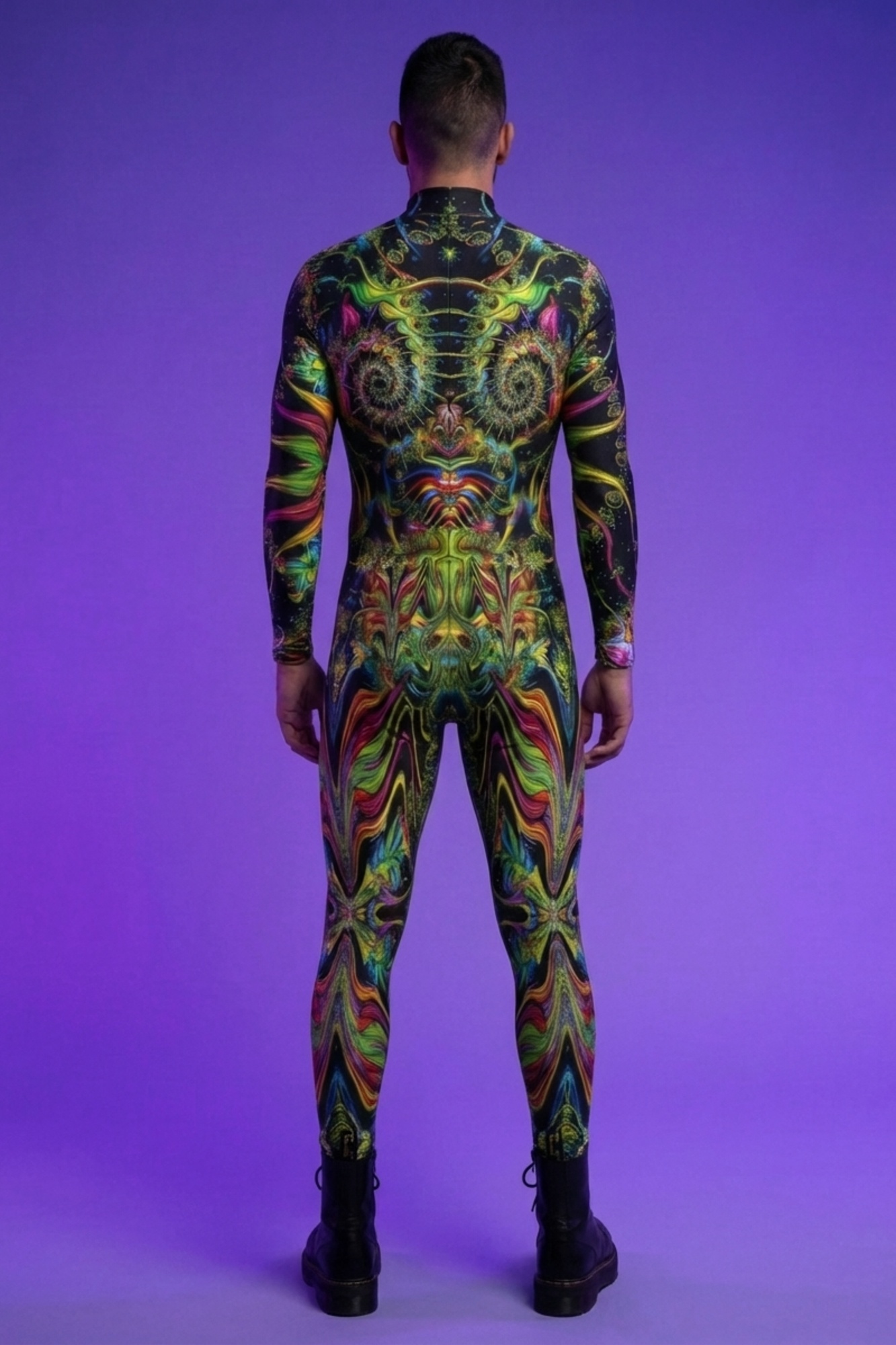 Fractal Shaman Psychedelic Bodysuit VV010
