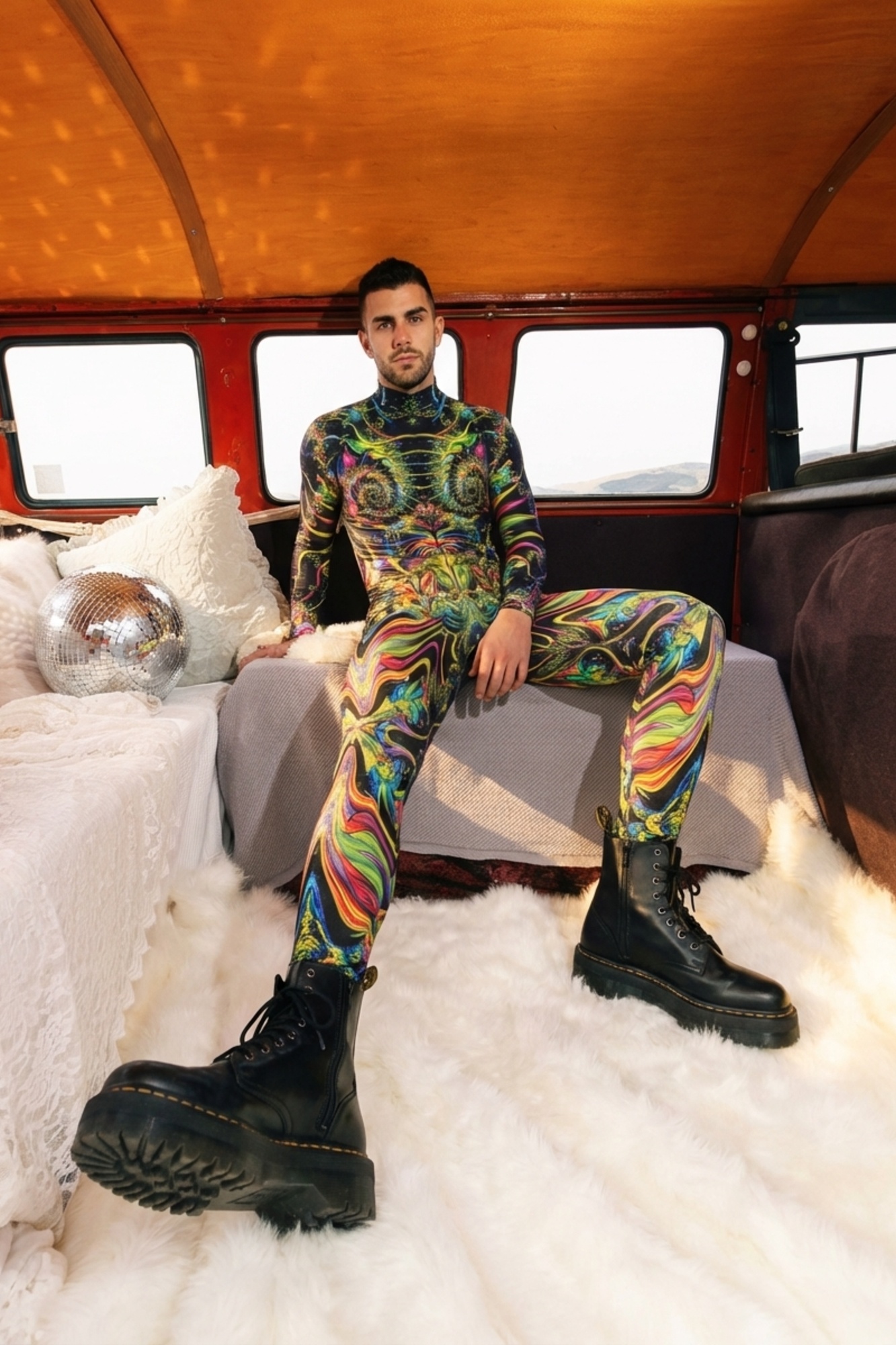 Fractal Shaman Psychedelic Bodysuit VV010