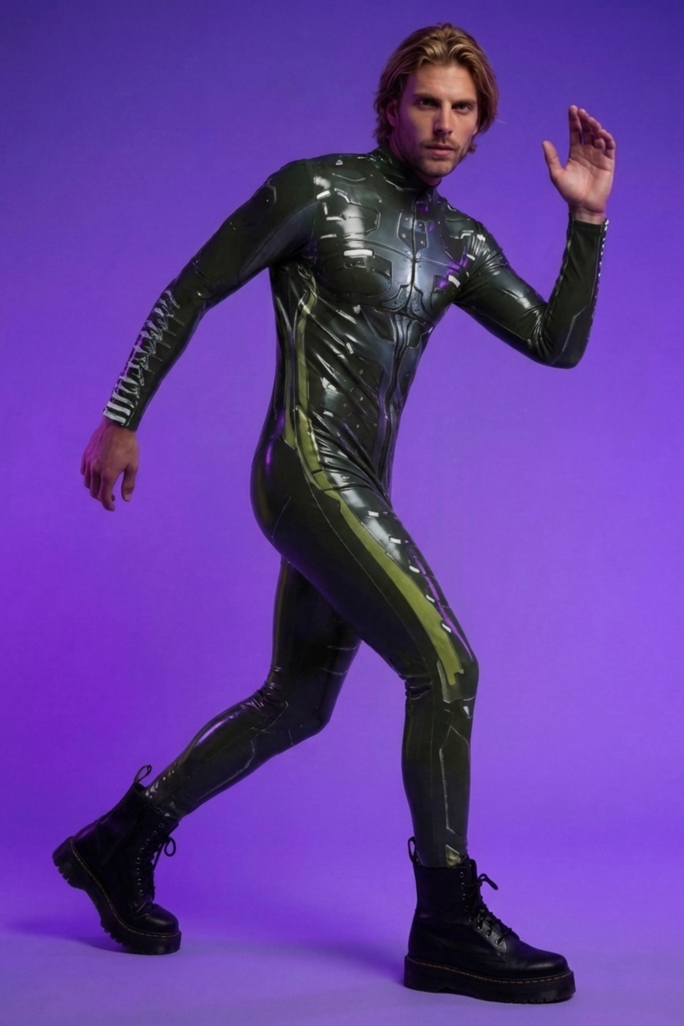 Cyberpunk Futuristic Sci-Fi Bodysuit VV018