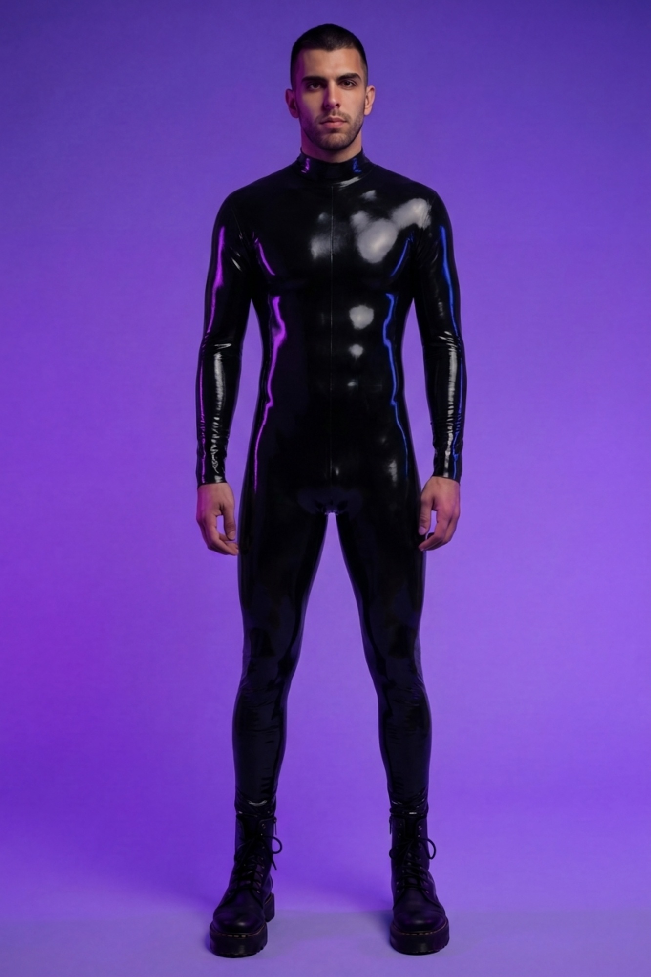 Underground Rave Latex Bodysuit VV019