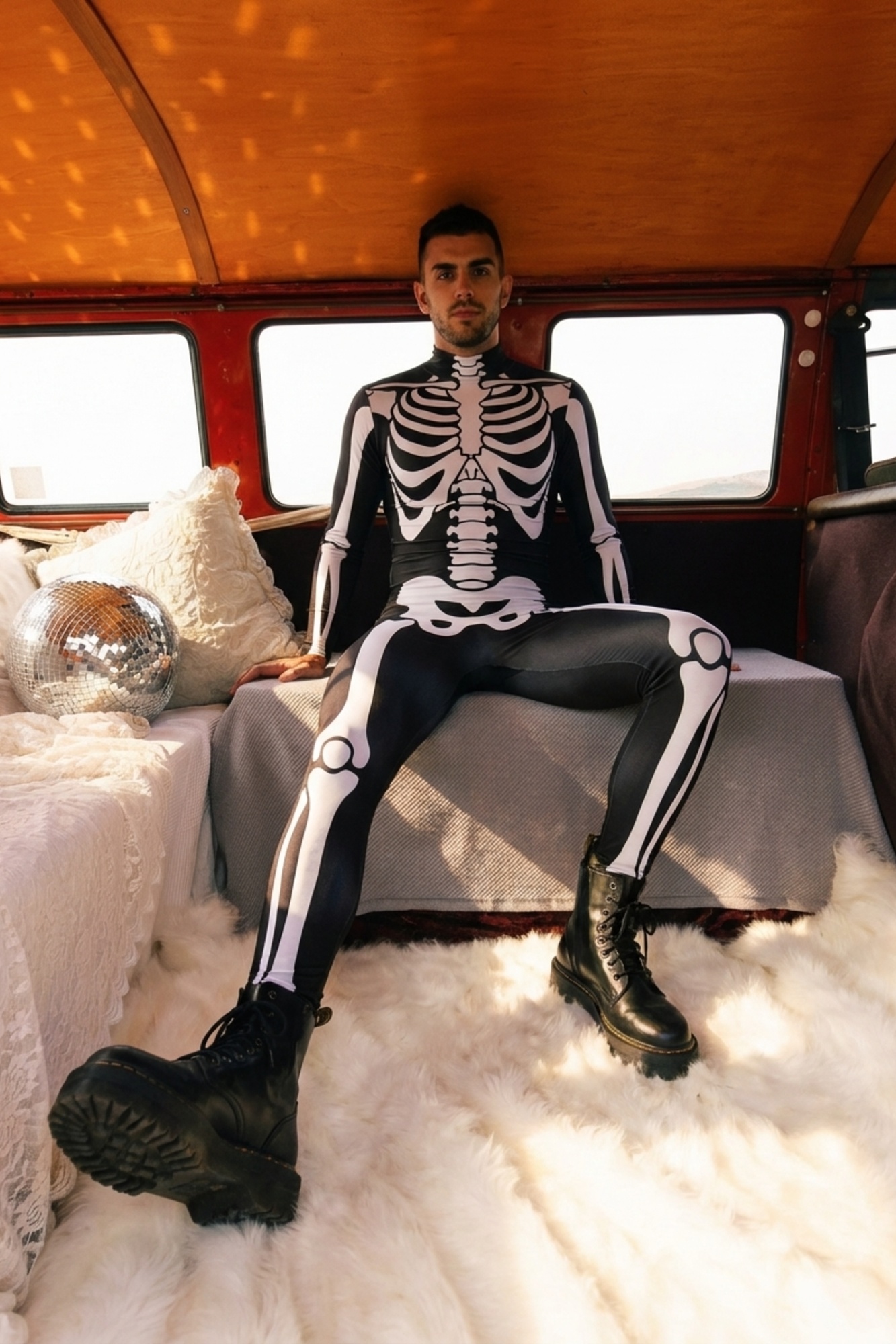 Festival Skeleton Bodysuit VV024