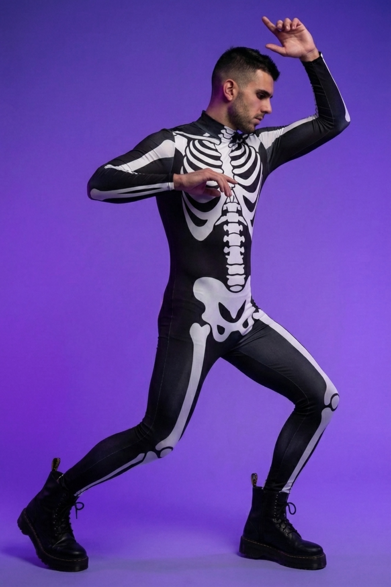 Festival Skeleton Bodysuit VV024