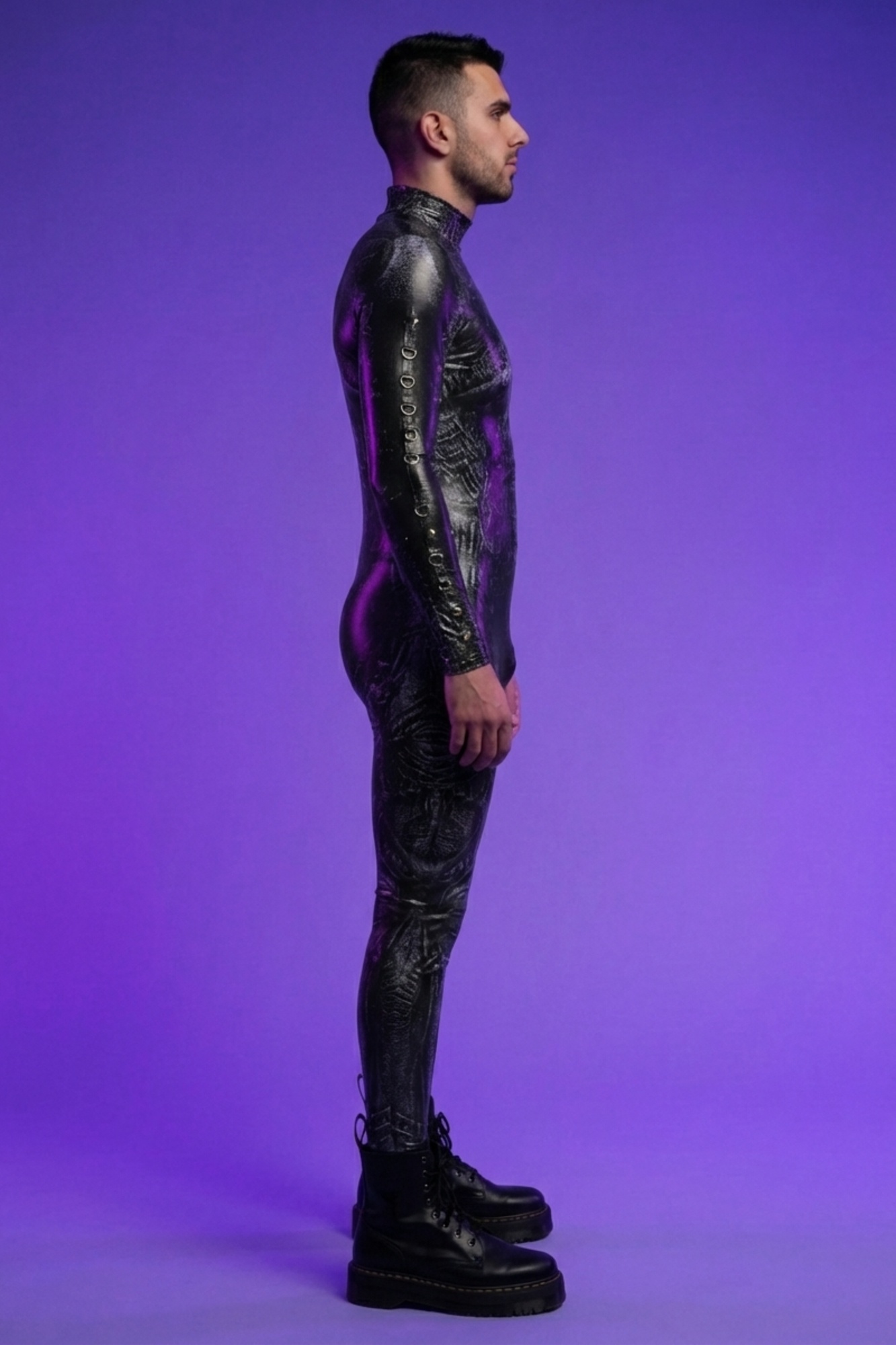 Cybernetic Printed Bodysuit VV027