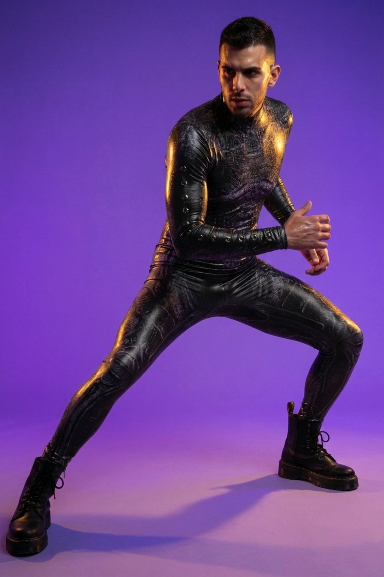 Cybernetic Printed Bodysuit VV027