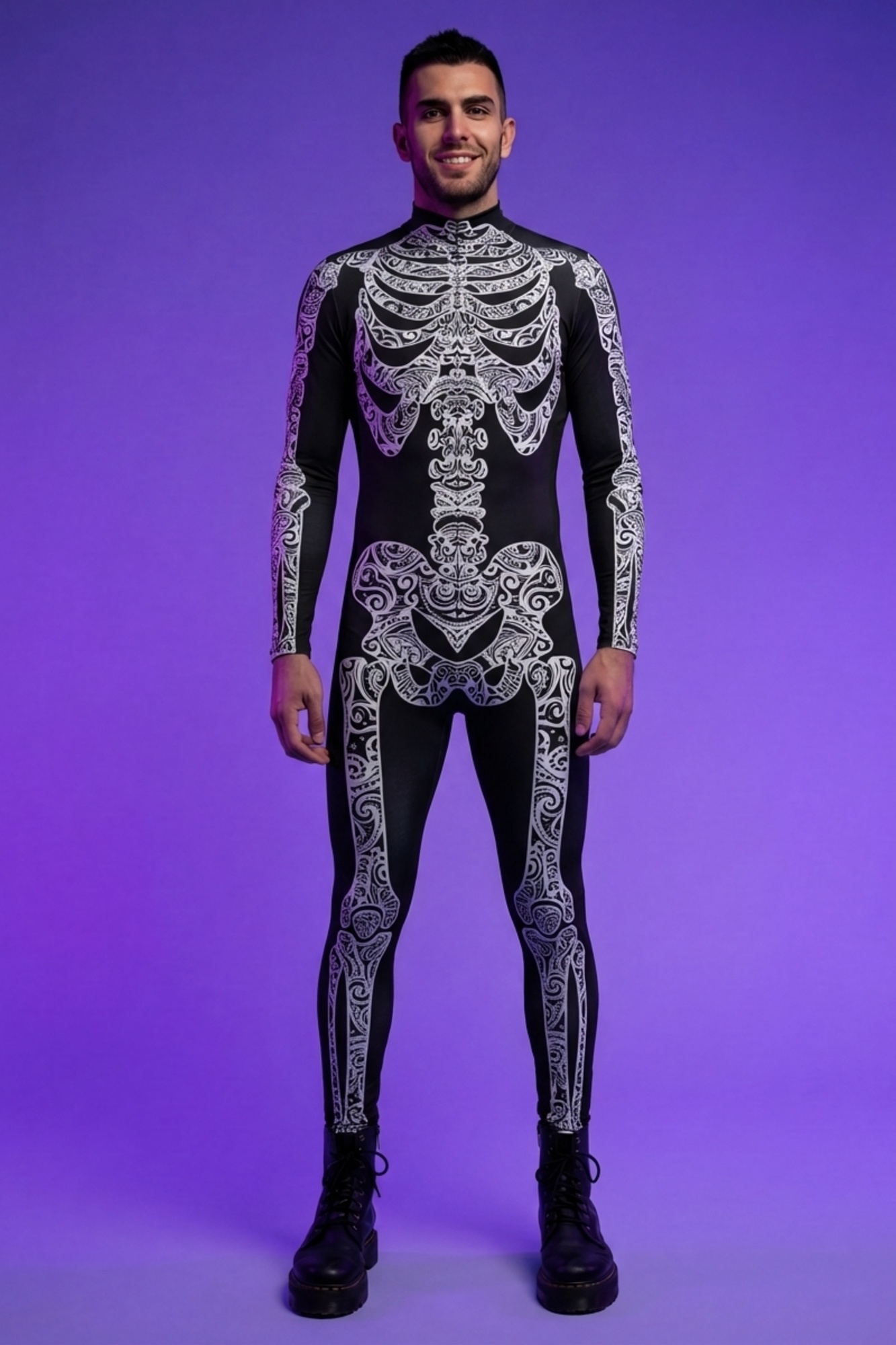 Tribal Spirit Skeleton Bodysuit VV028