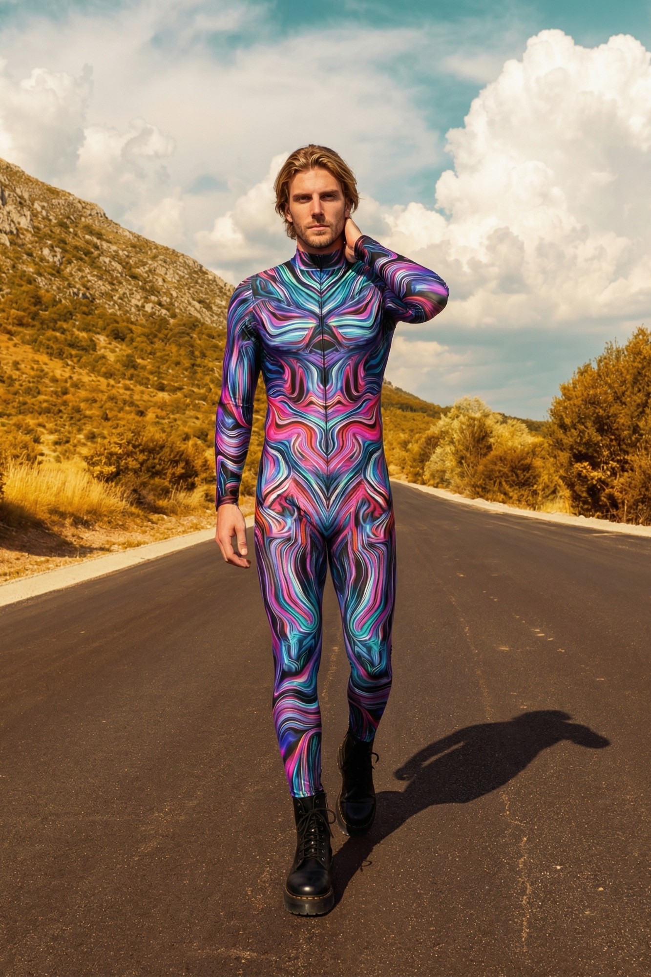 Euphoric Psychedelic Bodysuit VV040
